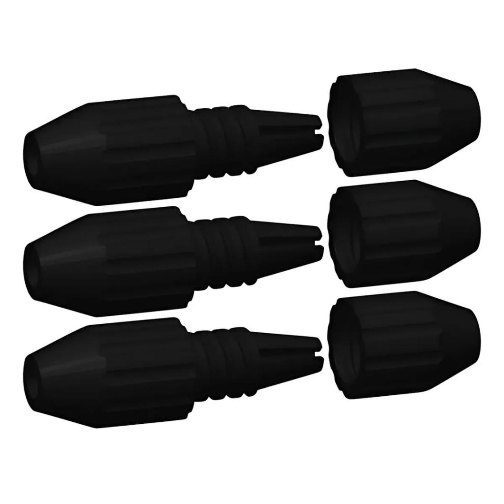 Stopper Cevadeira Pesca Superfície JR Pesca Preto Kit 3 Unidades