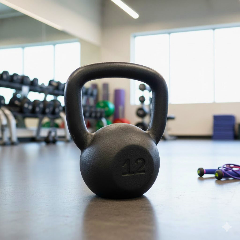 Kettlebell 12 Kg Pintado / Academia Treino Musculação