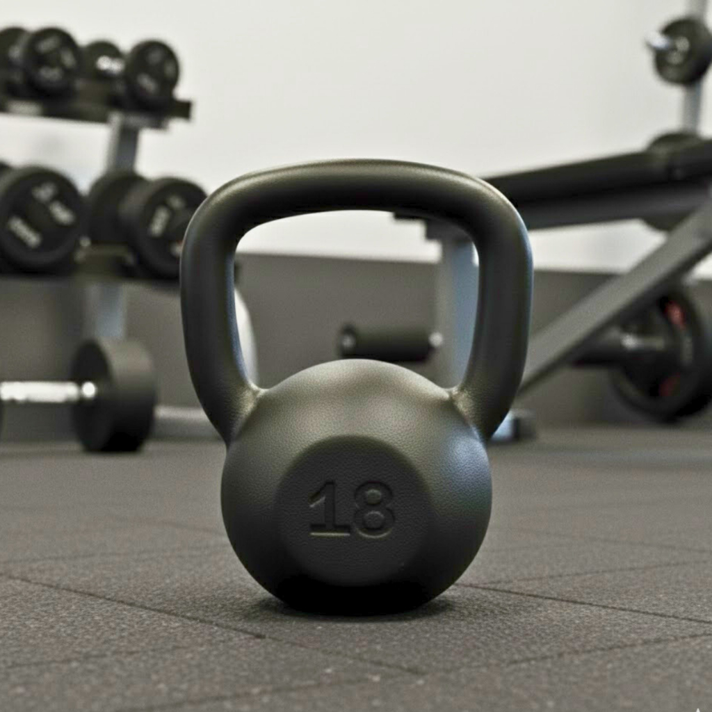 Kettlebell 18kg Para Musculação Academia Treino Fitness