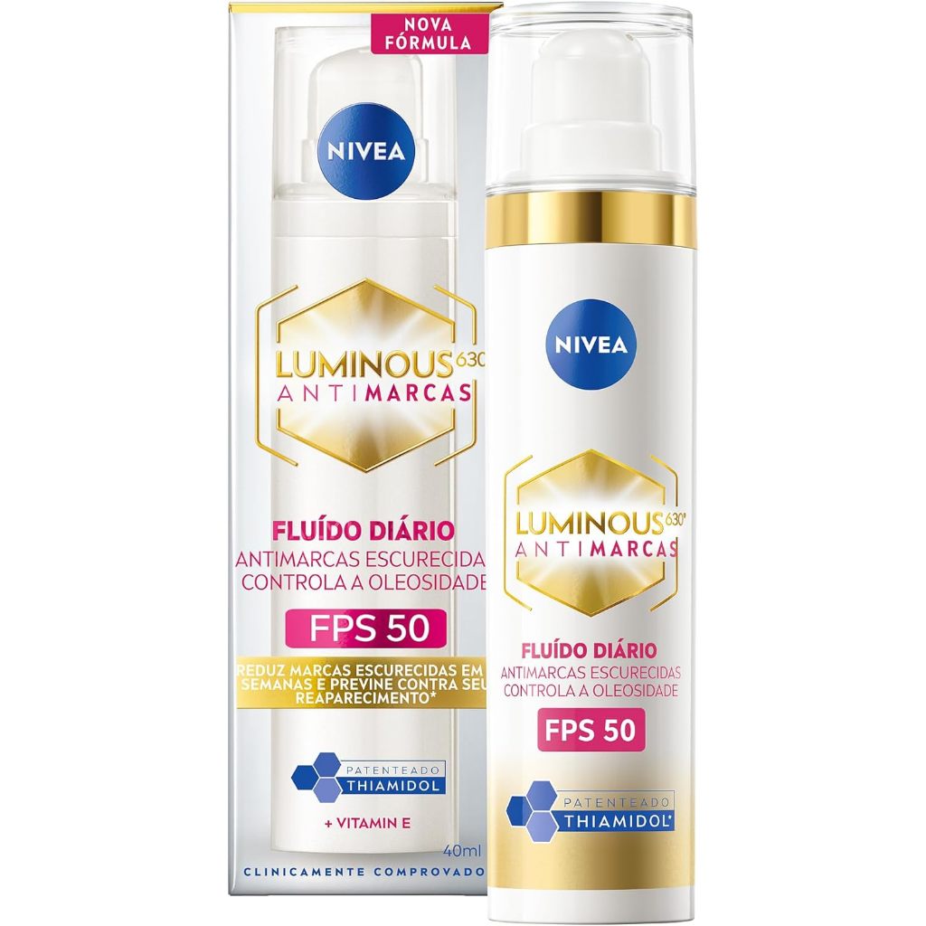 NIVEA Fluido Facial Protetor Cellular Luminous 630 FPS 50 40ml