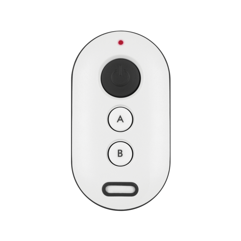 Controle Remoto Intelbras XTR 1000 Anticlonagem Branco e Preto Portões Garagem Controle de Acesso Condominial Residencia