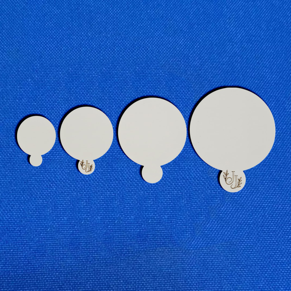 50 bases para Doces, Mini Bolos e Finger Food Com Mini Cake Board MDF branco Personalizado em Oferta na Shopee