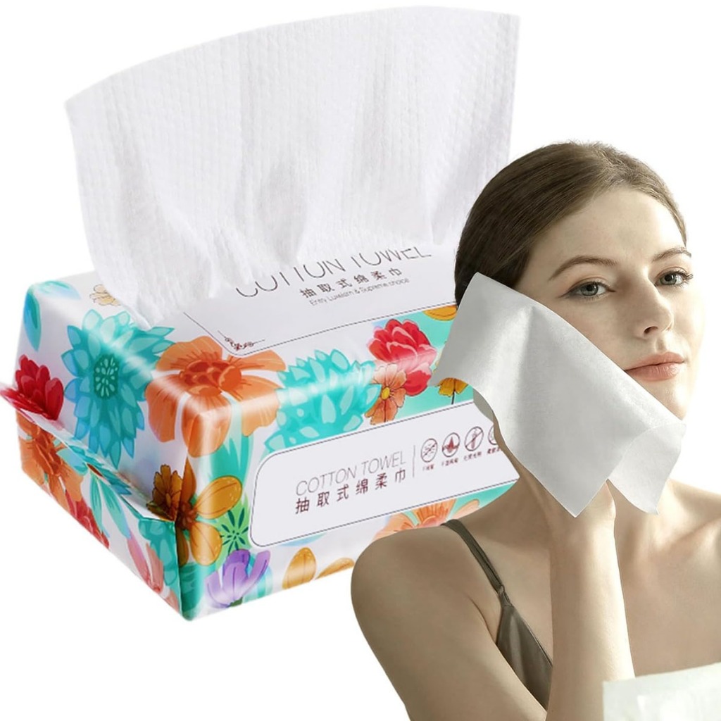 Lenço Toalha Facial Algodão 50pç Pele Sensível Lencinho Maquiagem Bebê Premium em Oferta na Shopee