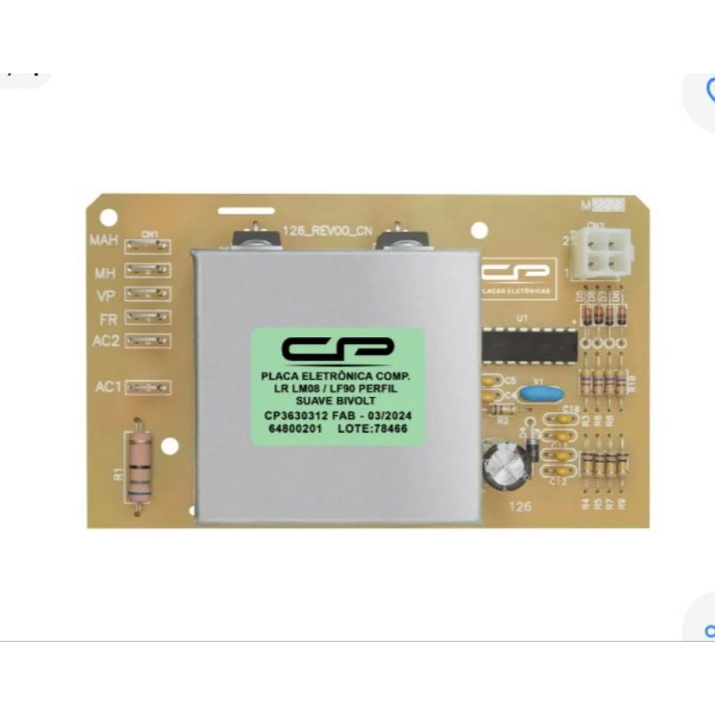 Placa Eletrônica Electrolux Lm08 Lf90 Cp3630312 64800201 127/220v