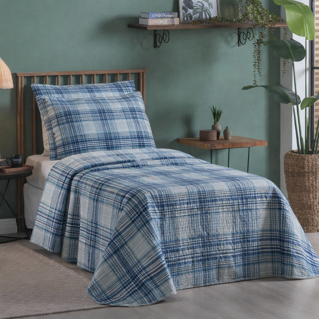 Colcha Cobre Leito Cama Solteiro Viúva Infantil Lisa Dupla Face com Porta Travesseiro Moderno Lençol 2 Peças em Oferta na Shopee