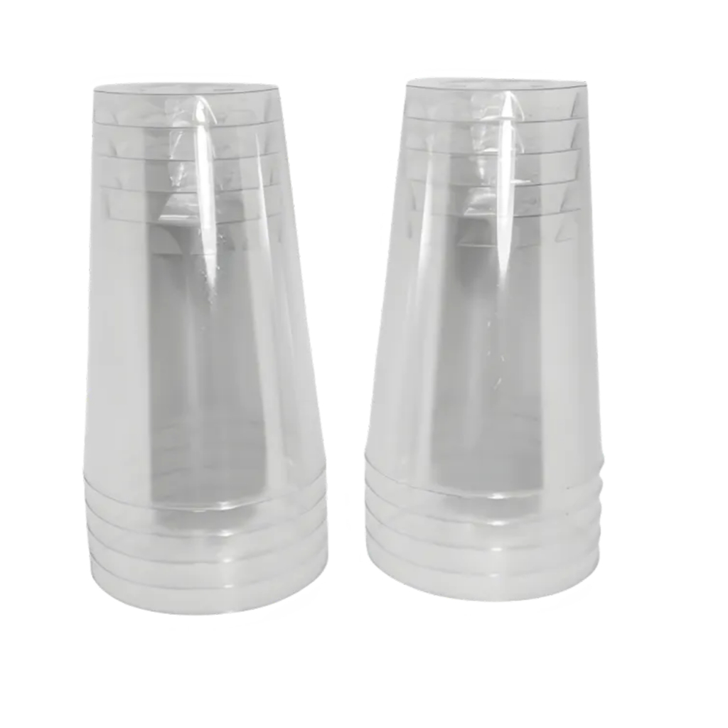 100 Copos Acrílico 200ml Copo Fino Descartável Buffet Decoração Revelação em Oferta na Shopee