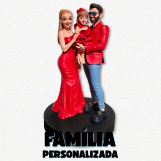 Miniatura Familia Personalizada 3D em Oferta na Shopee