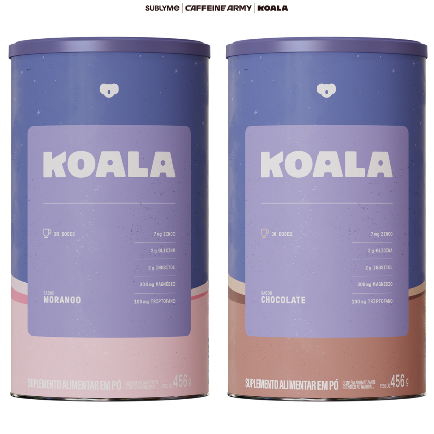 Koala (456g) - Suplemento em Pó Noturno com Magnésio, Inositol, Triptofano e Zinco - Caffeine Army em Oferta na Shopee
