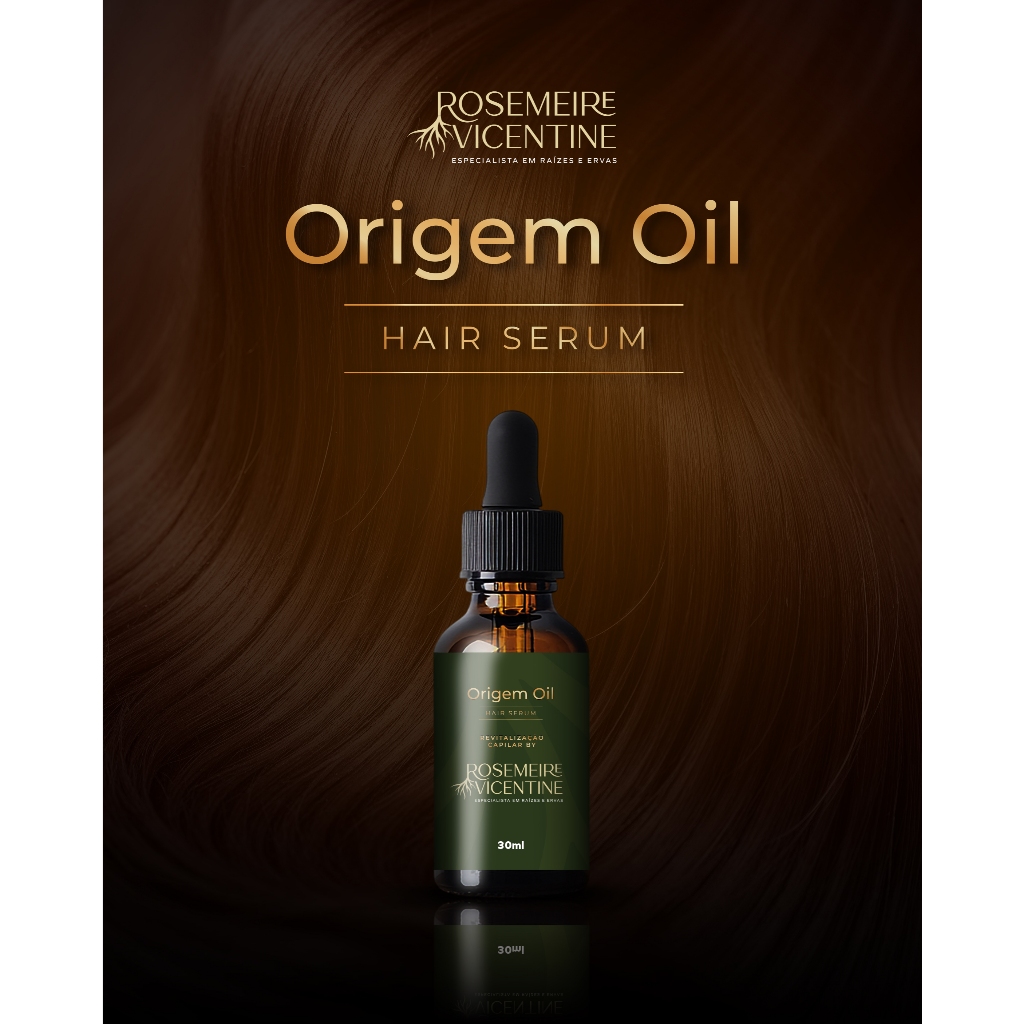 Óleo Capilar Origem - Crescimento e Regeneração profunda de ponta a ponta 30ml - Cabelo e Barba em Oferta na Shopee