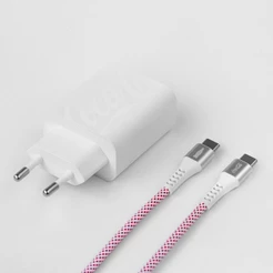 Kit de Carregamento USB-C 20W Branco | Coca-Cola