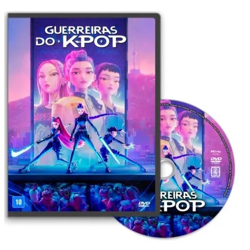 DVD Guerreiras do K-Pop (2025) Desenho Animado