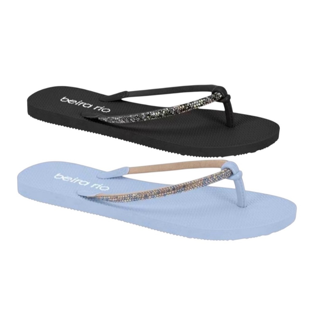Chinelo Feminino Beira Rio com Strass