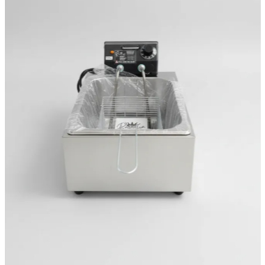 Fritadeira Elétrica Profissional de óleo em Inox 7 Litros 3.000 Watts- Alto desempenho