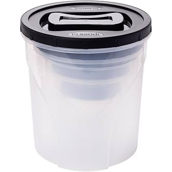 conjunto mantimentos redondo tampa com rosca transparente 3 peças porta mantimentos pote organizador de alimentos