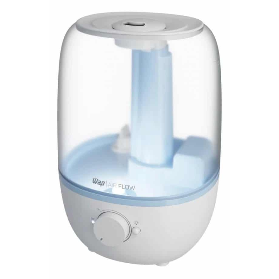 Umidificador de Ar WAP Air Flow U2 2,3l Bivolt Aromatizador Luminária Melhora o Ar e Sono, Aceita Essências