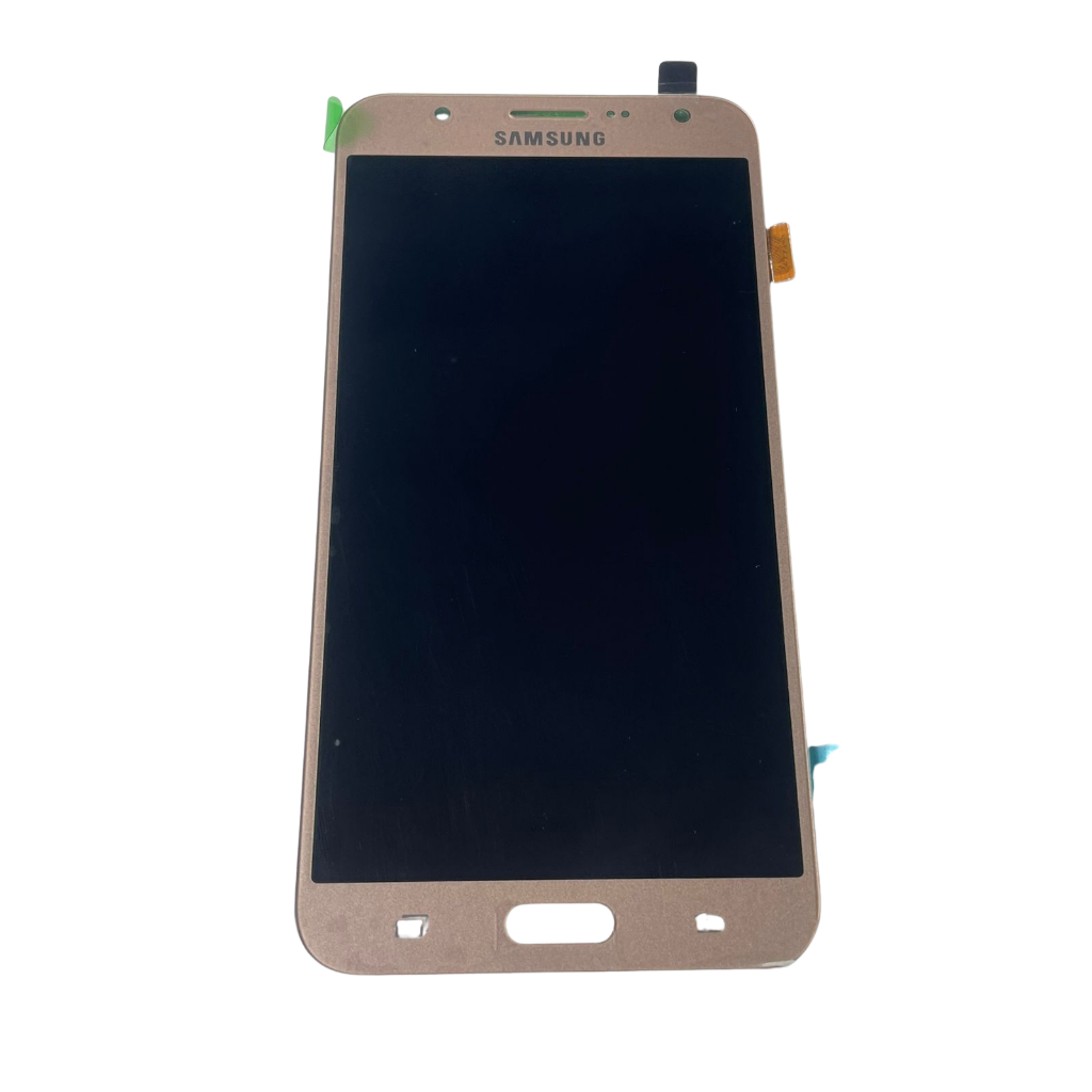 Tela Display Frontal Lcd Compatível J7 J700 Incell + Peli Cor Dourado