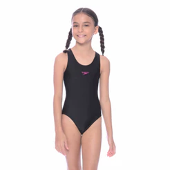 Maiô Vital 3 Infantil Com Lycra XtraLife Costar Nadador Speedo - PRETO