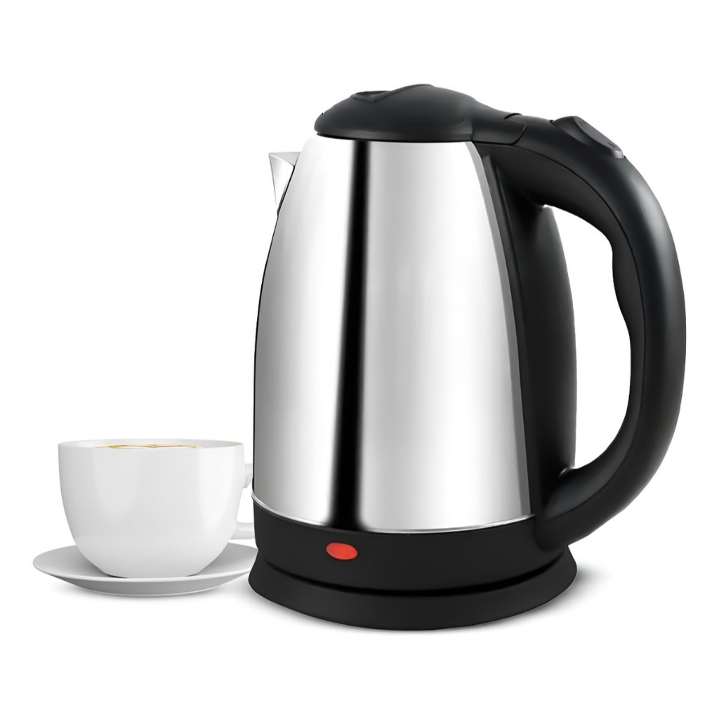 Chaleira Elétrica Aluminio Térmica Bule Com Tampa Inox 1,8L