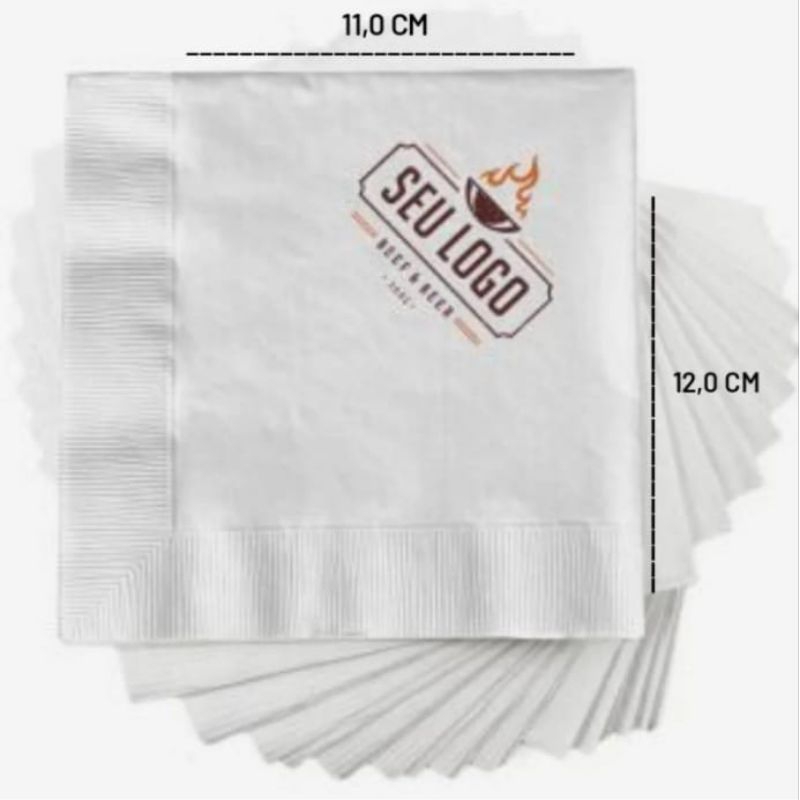 Kit 50 guardanapos personalizados