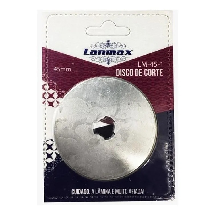 Lâmina Refil para Cortador Circular Patchwork Artesanato Lanmax 4,5 cm