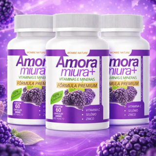 Kit 3 Amora Miúra Premium | Menopausa e Climatério | 100% Pura com Vitaminas | 180 Cápsulas - Envio Imediato em Oferta na Shopee