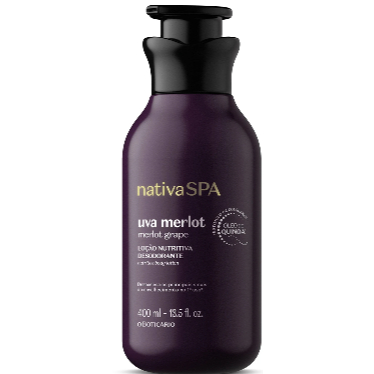 Loção Nutritiva Desodorante Nativa Spa Uva Merlot 400ml O Boticário