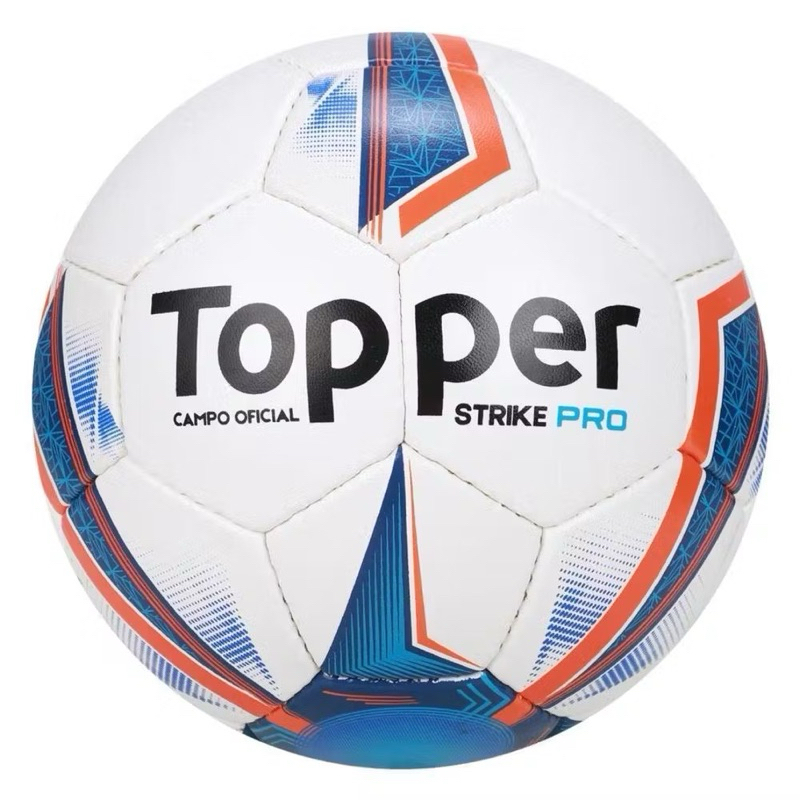 Bola Futebol de Campo Topper Costurada À Mão Microfibra Profissional Tamanho 5