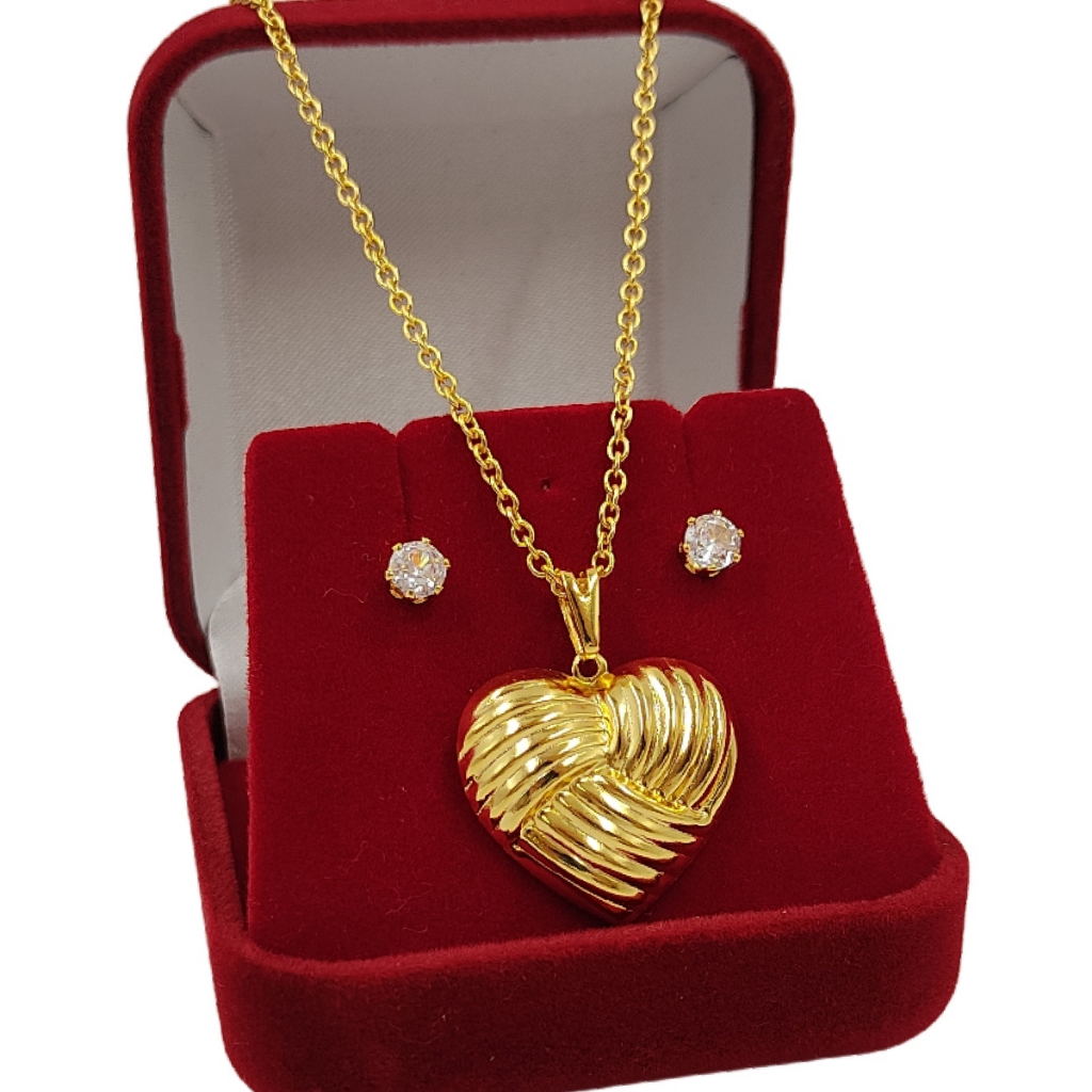 Conjunto Colar 2mm Gargantilha Moeda Antiga Feminina + Pingente Coração e Par de Brincos Presente em Oferta na Shopee