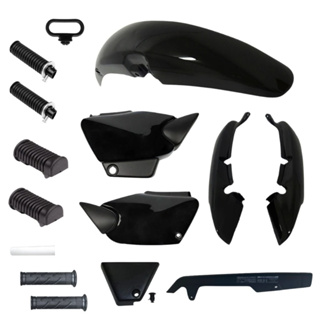 Kit Carenagem Plástico CG 125 Titan Fan 2000 até 2008 Preto Injetado + Cobre Corrente e Pedaleira em Oferta na Shopee
