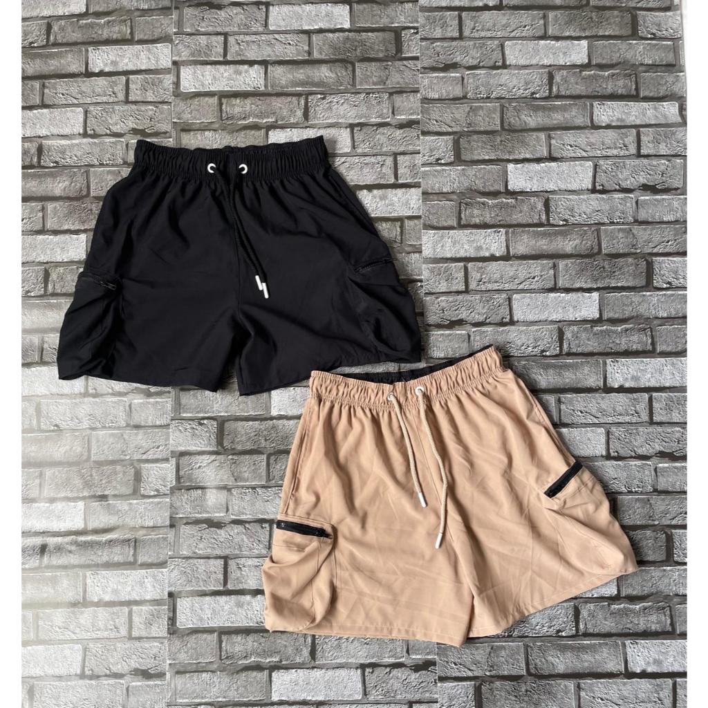 KIT COM 2 SHORTS \MASCULINO MAURICINHO \CARGO EM ELASTANO \4 BOLSOS