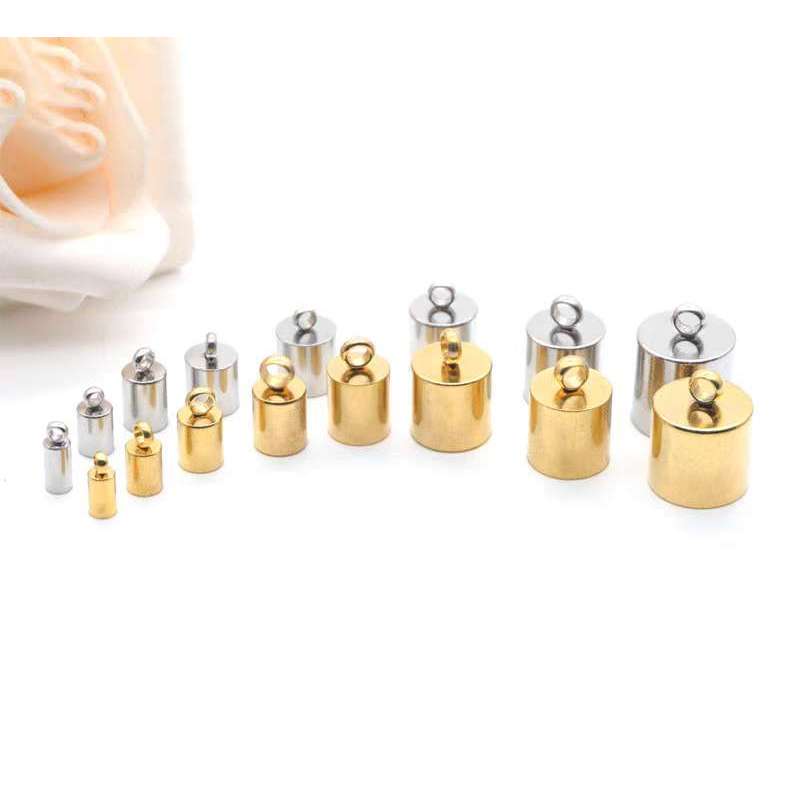 Cobre 25-100pçs Terminal ponteira copinho em ABS TAM: 9/10/11/12/14mm  para artesanatos em geralmmmm em Oferta na Shopee