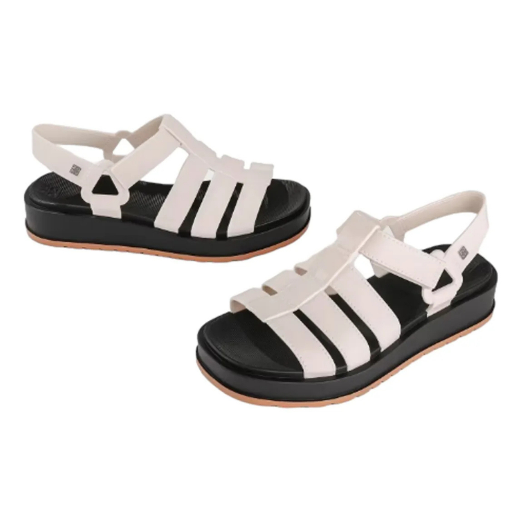 Zaxy Sandália Off White Conectada Zaxy 33/34 ao 39/40