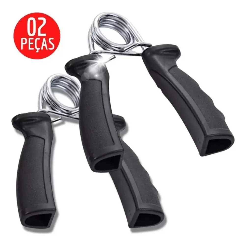 KIT 2 Hand Grip Aparelho Exercícios Crossfit Antebraço Fisioterapia Flexor De Punho Mola Ajustável em Oferta na Shopee