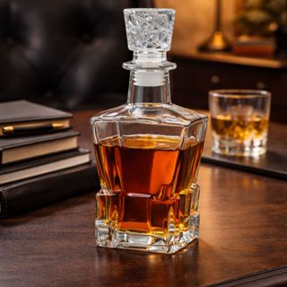 Licoreira Garrafa Vidro 650ml Whisky Licor Tampa Retro Vidro PRESENTE WISKY em Oferta na Shopee