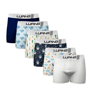 Kit 10, 5 Cuecas Boxer Microfibra Infantil Shortinho Forro de Algodão Lisas E Com Desenhos em Oferta na Shopee