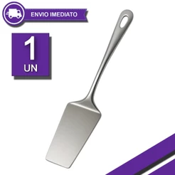 Espátula de Bolo Profissional Inox Ideal para Servir Bolos, Tortas e Sobremesas
