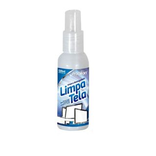Limpa Tela 120ml Remove Manchas Poeira e Gordura de Celular TV Computador Tablet ProClean em Oferta na Shopee