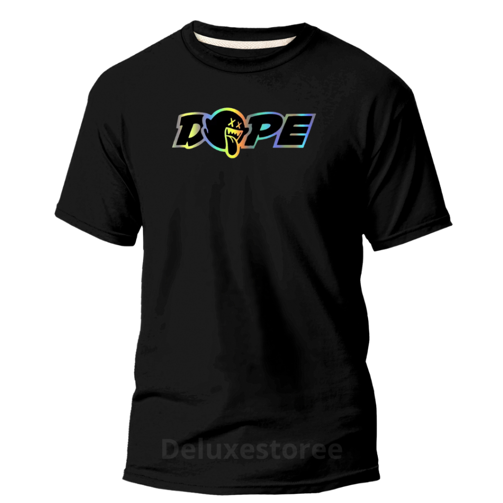 Camiseta Masculina Dope Fantasma Camisa Manga Curta Unissex Algodão 30,1