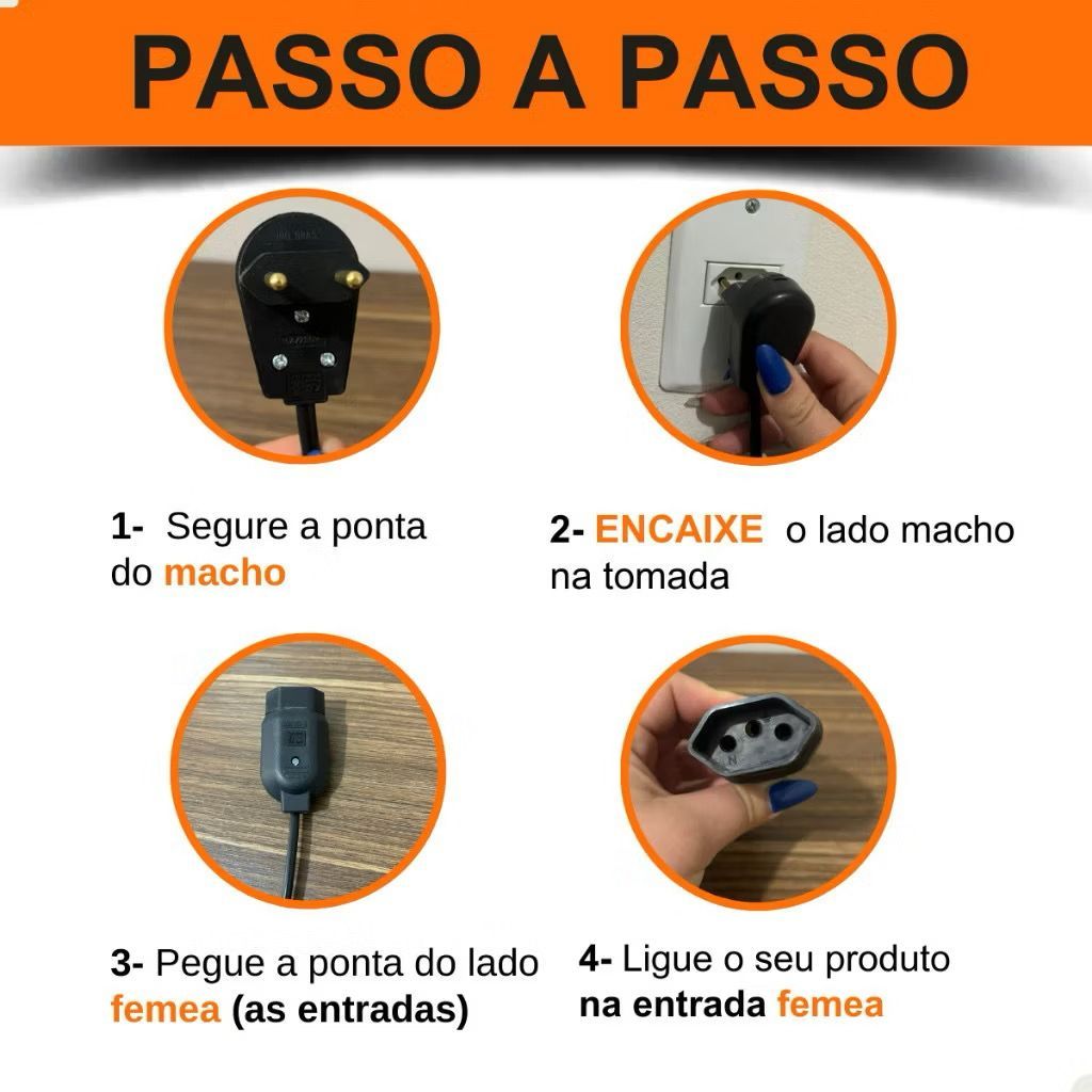 Extensão Elétrica 30 Metros 10A Preto - Flexível, Reforçada e Fácil de Transportar