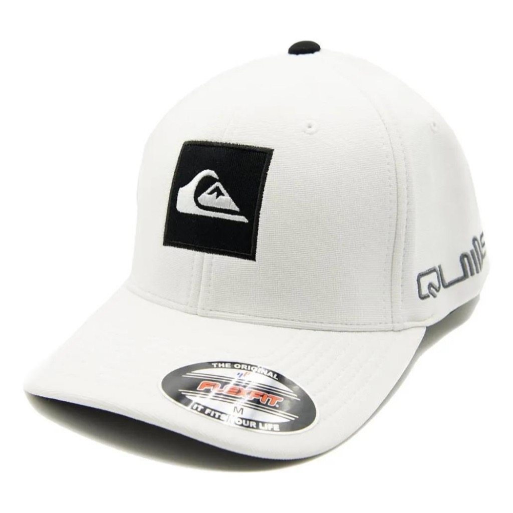 Boné Quiksilver Aba Curva Emb Square Sm24 White Cor Branco Tamanho unico