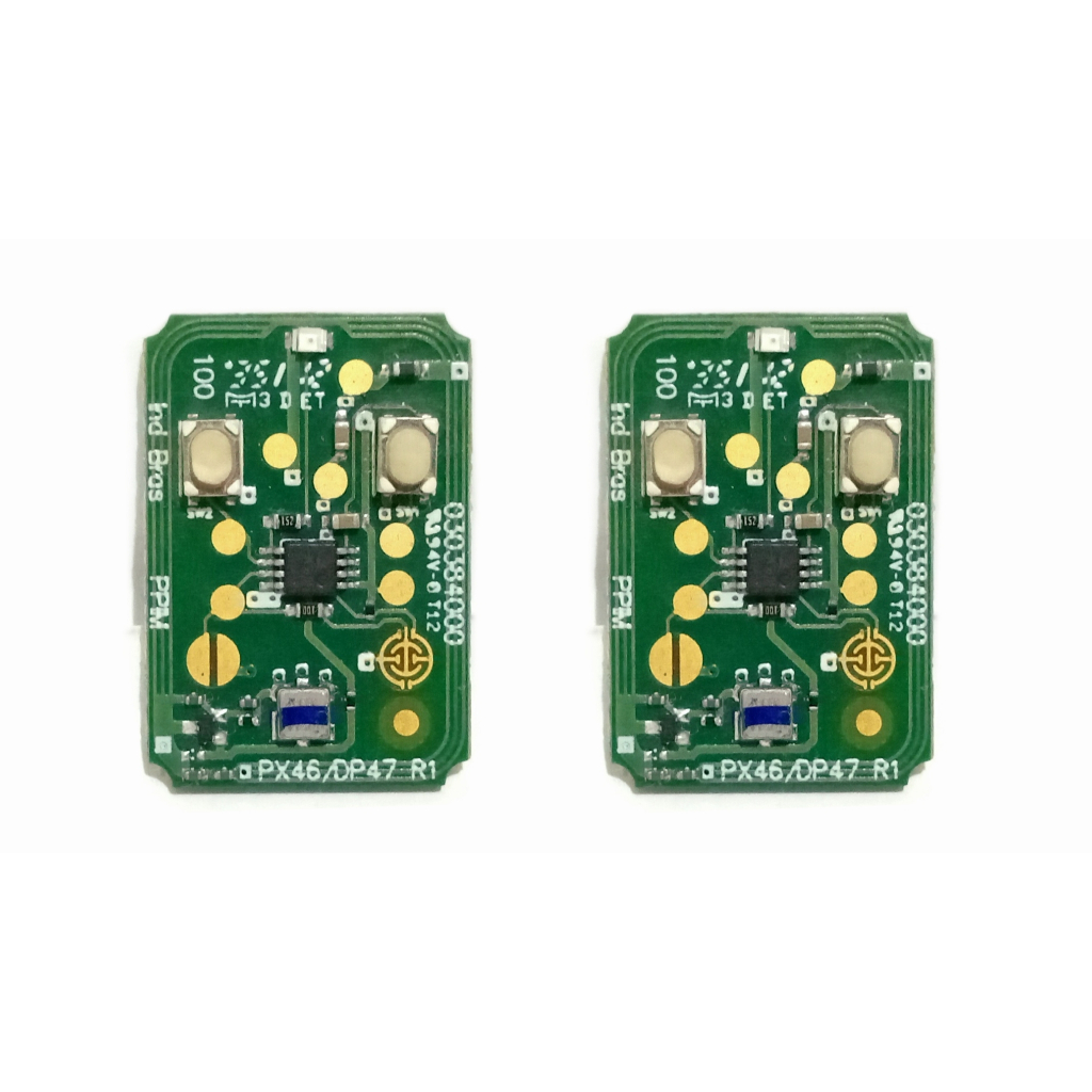 Kit - 2 Placas Controle de Alarme Automotivo Pósitron Px46 / Dp47 - 4 Botões - Nova / Original