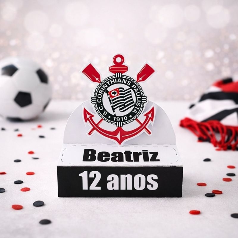 Porta Bis Timão Corinthians Personalizado /Lembrancinhas de Festa/ Aniversário