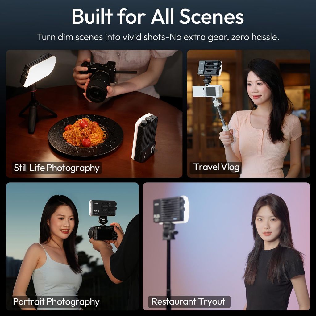 ULANZI PL25 25W Bi-Color Video Light, Painel LED Portátil de Bolso para Fotografia e Vídeo — imagem 2 de 2
