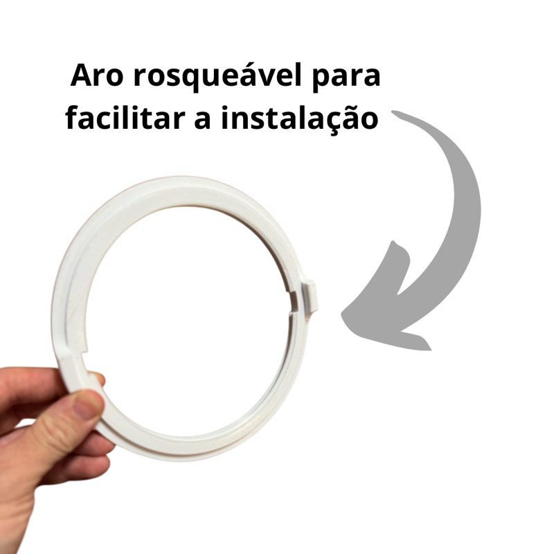 Detalhes do Tampa Prática para saco de ração
