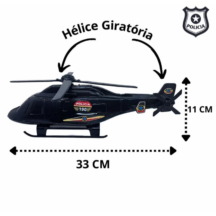 Helicoptero Policial Infantil Oferta