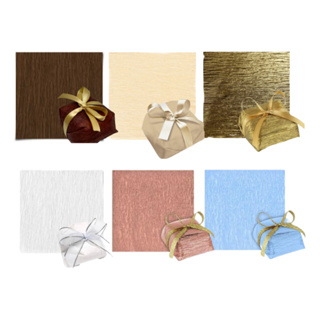 Papel Para Bem Casado 40un Embalagem Doce Crepom + 40un Plástiquinho em Oferta na Shopee