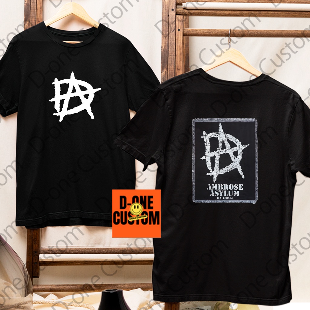 Camisa Camiseta Dean Amborse Estampado Ambrose Asylum Tapete Logo Costa Frente Luta AEW Street