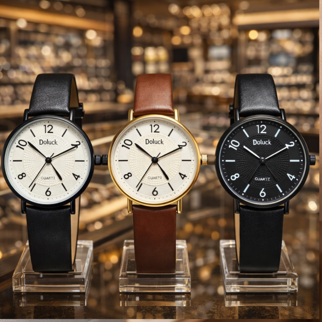 Relógio de Pulso Feminino Premium – Analógico Modelo Casual Tipo Couro em Oferta na Shopee