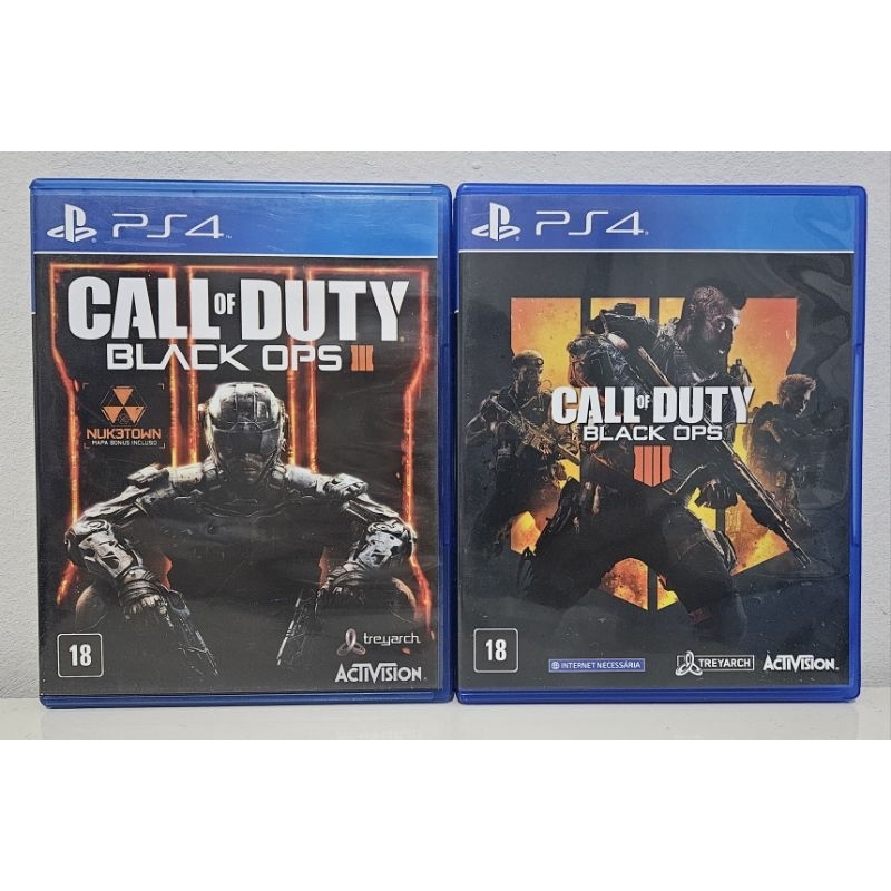 Call of Duty Black Ops 3 + Call of Duty Black Ops 4 (Em Português) - Ps4