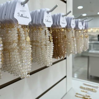 Terço Pulseira Folheado Kit Atacado Ajustável Lembrança Religiosa Católica Revenda em Oferta na Shopee